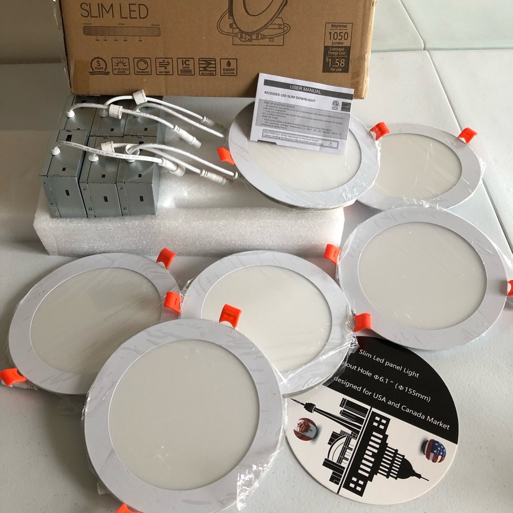 LED downlight panels